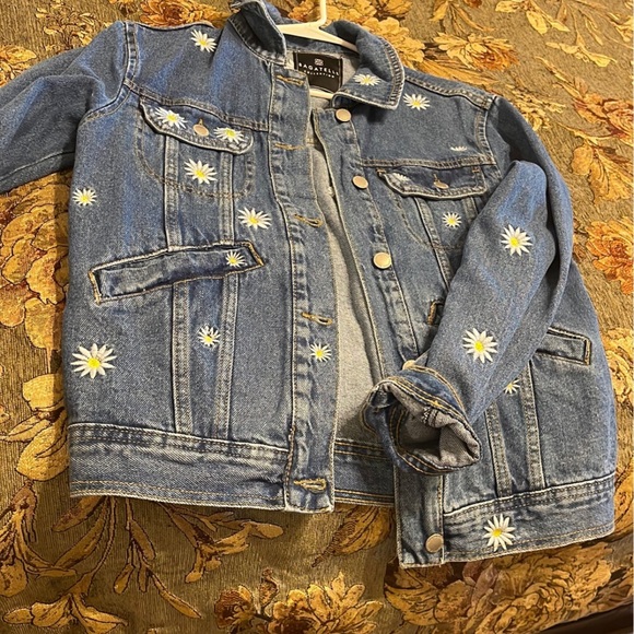 Floral denim jacket - Picture 3 of 4